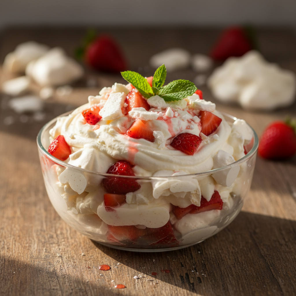 Eton mess: lihtne ja maitsev suvine magustoit igaks peoks