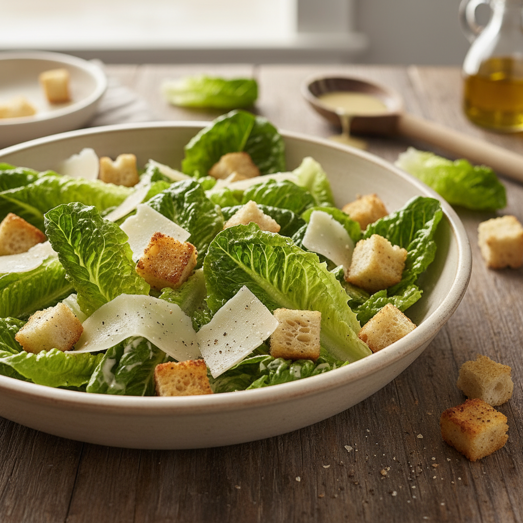 Parim Caesari salat kodus: lihtne nipp täiusliku maitse jaoks