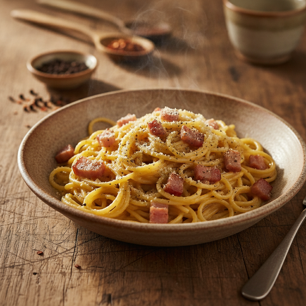 Kuidas valmistada ehtsat pasta carbonarat: lihtne retsept